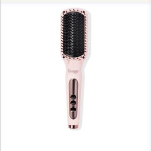 Flat iron blush hair brush